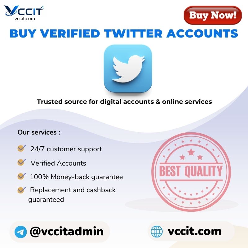 Buy Verified Twitter Accounts Secure & Trusted Service 100%